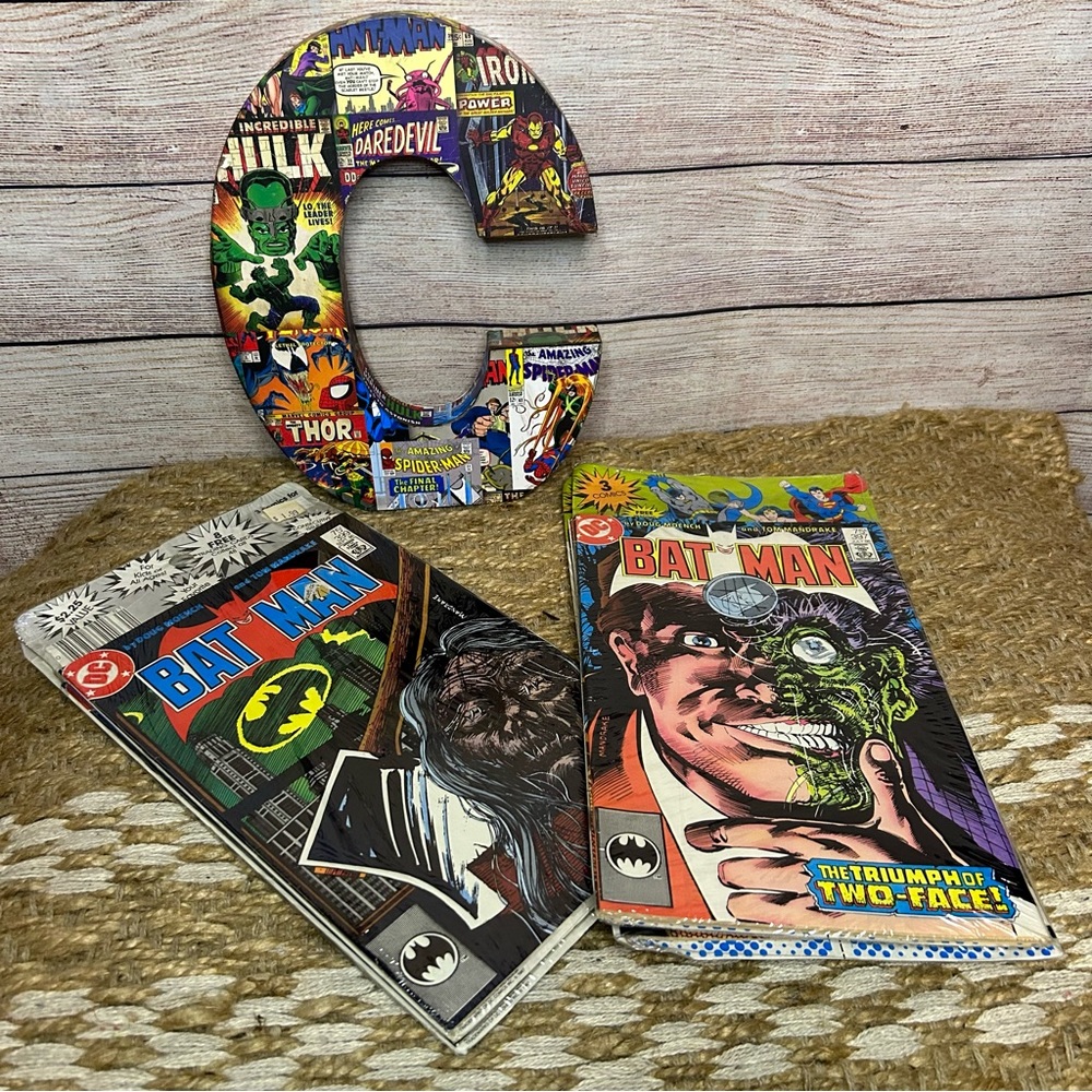 Vintage DC Bat-Man comics bundle